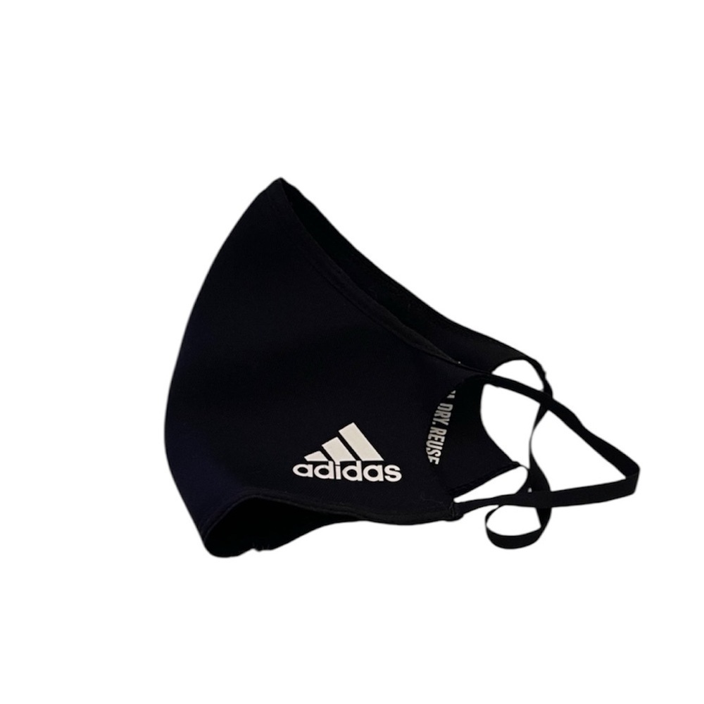 Adidas Black and White Face Mask